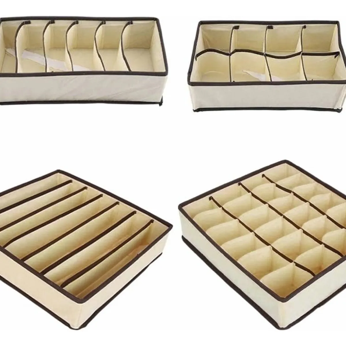 ANYHOGAR - Organizador De Ropa Interior Para Armarios Set De 4