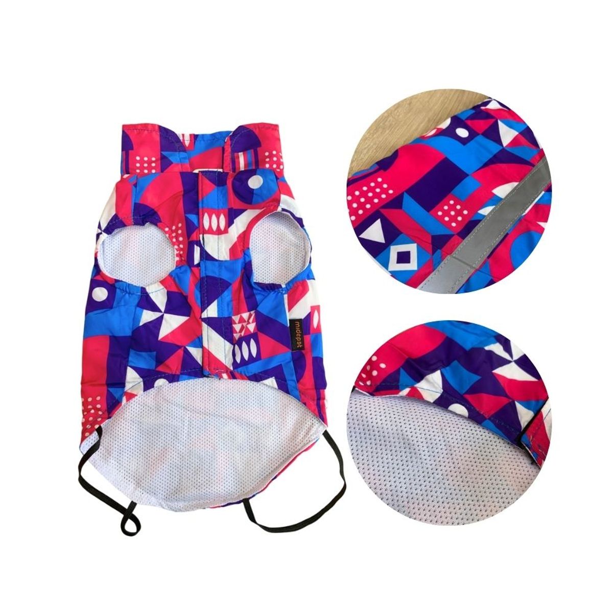 GENERICO - Chaleco Impermeable Para Mascota - Talla L - Rosado