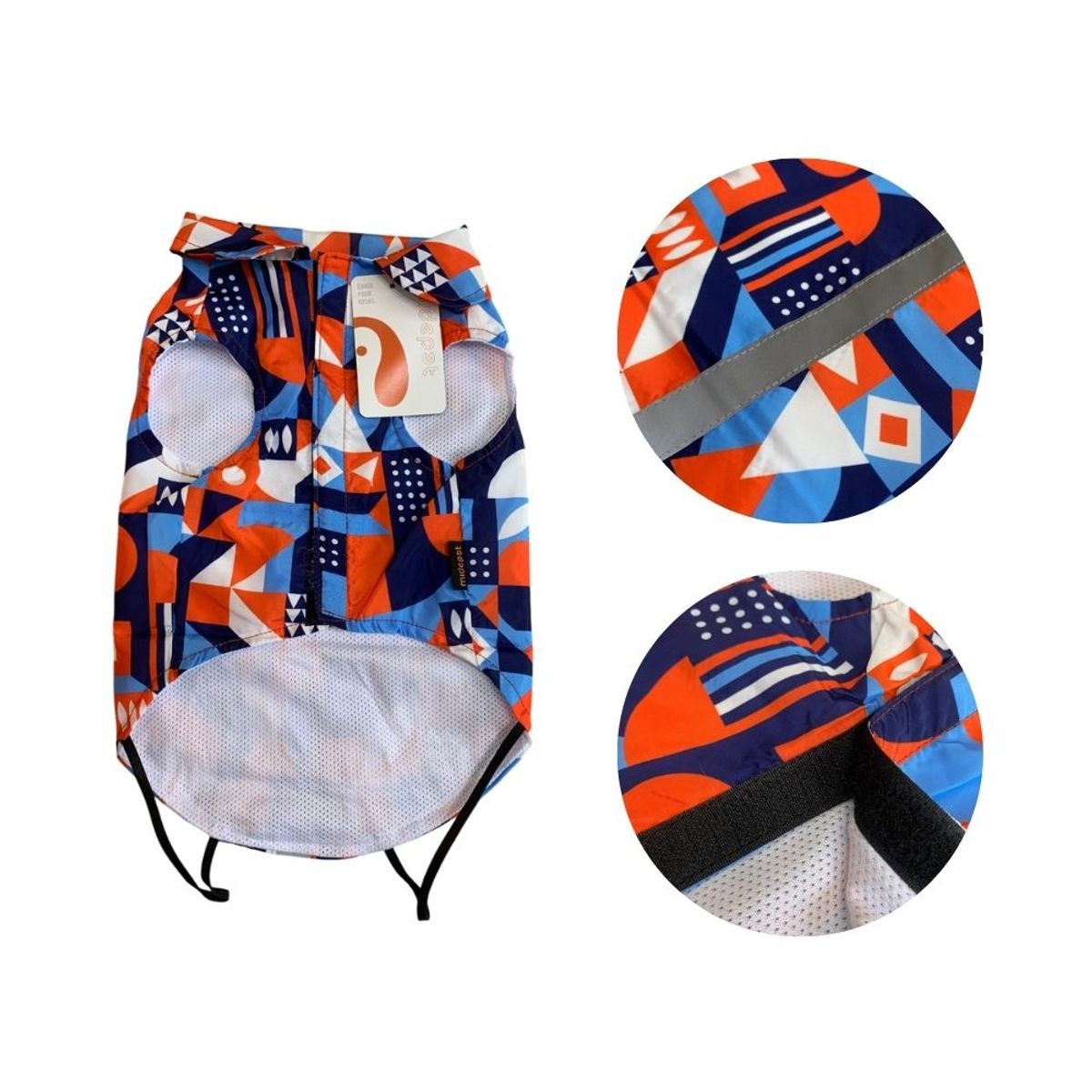 GENERICO - Chaleco Impermeable Para Mascota - Talla L - Celeste