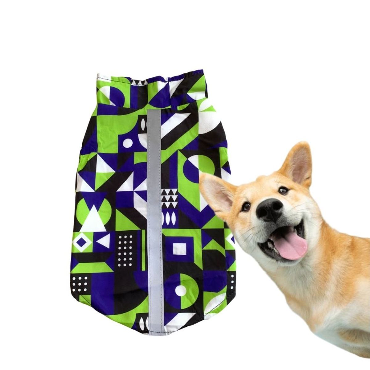 GENERICO - Chaleco Impermeable Para Mascota - Talla M - Azul