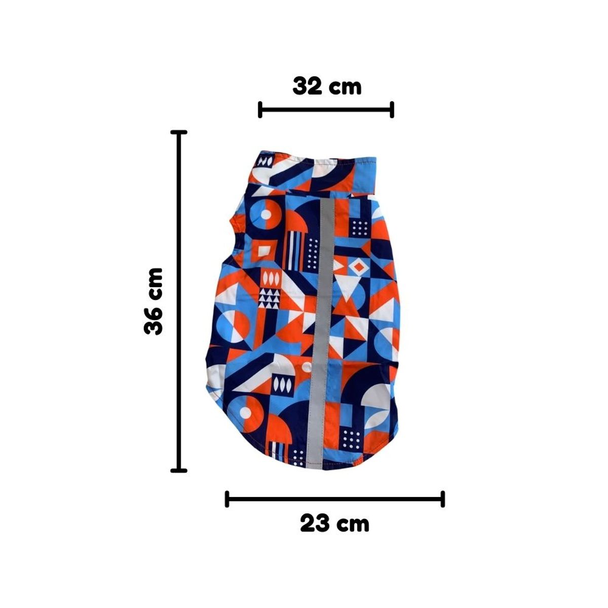 GENERICO - Chaleco Impermeable Para Mascota - Talla M - Celeste