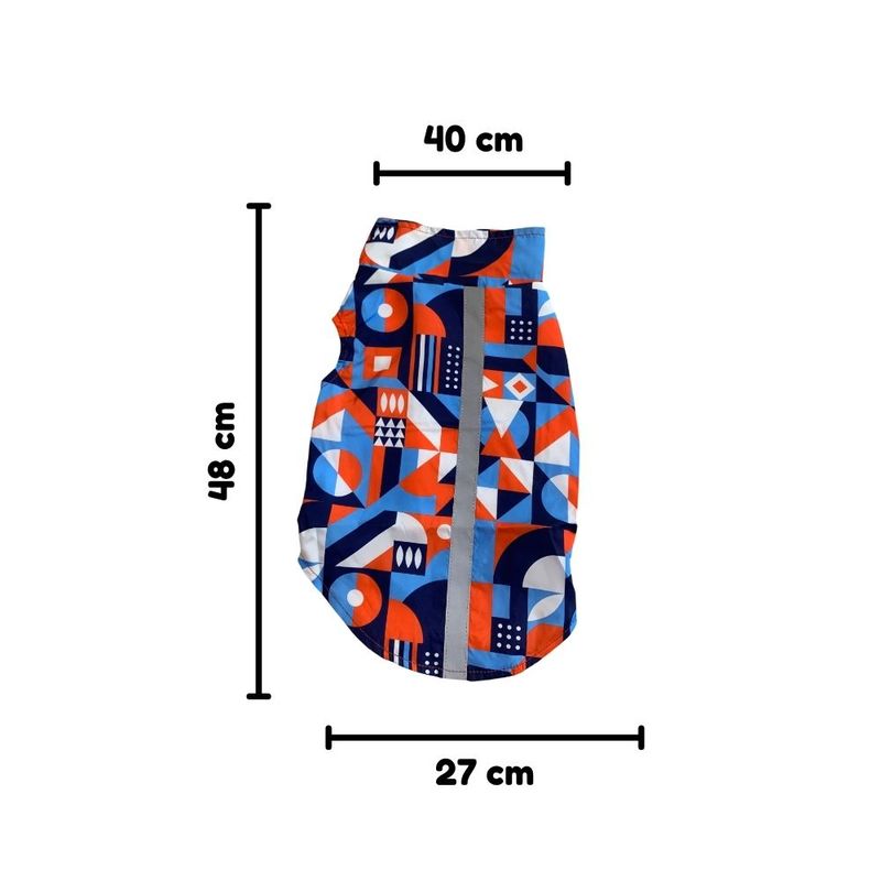 GENERICO - Chaleco Impermeable Para Mascota - Talla XL - Celeste