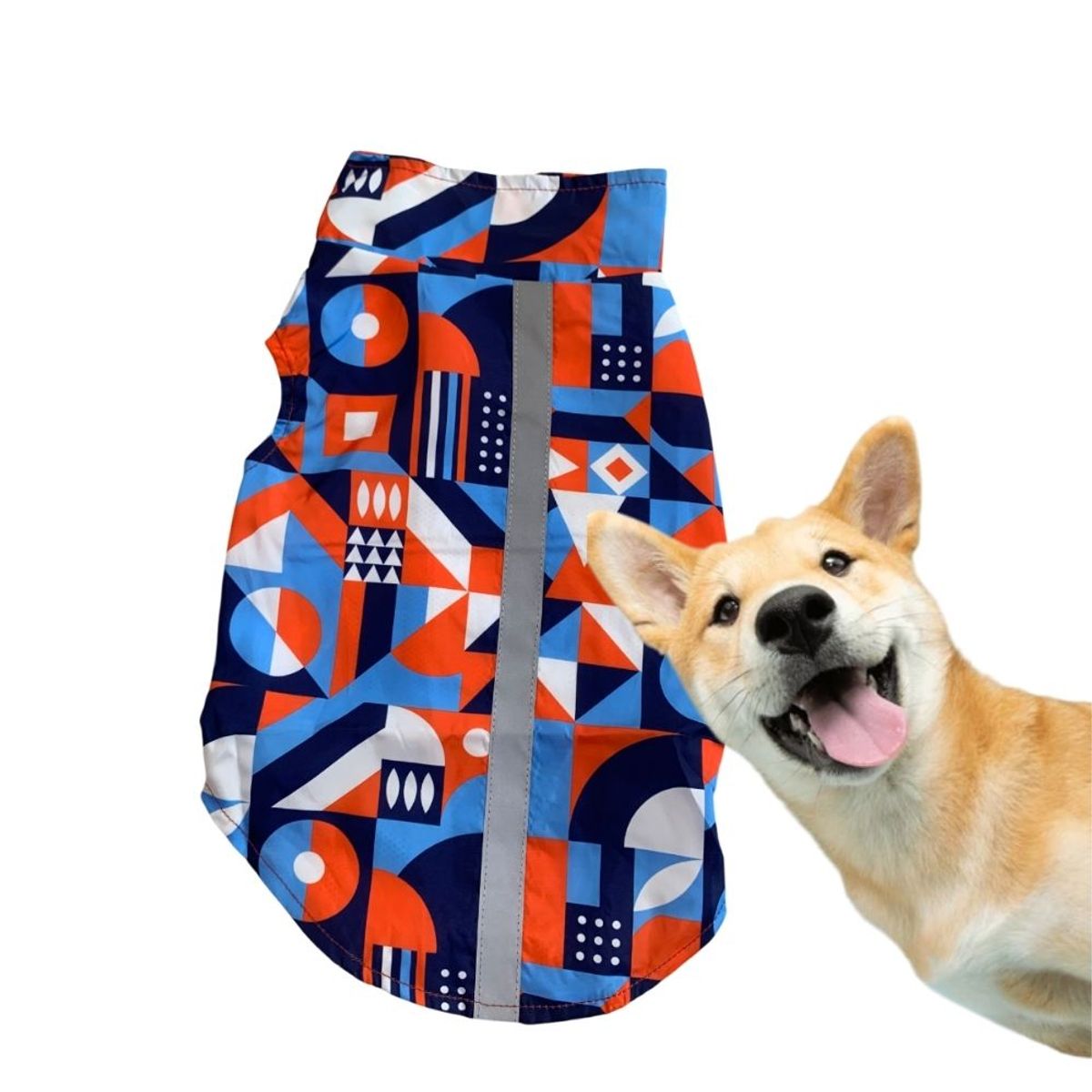 GENERICO - Chaleco Impermeable Para Mascota - Talla XL - Celeste