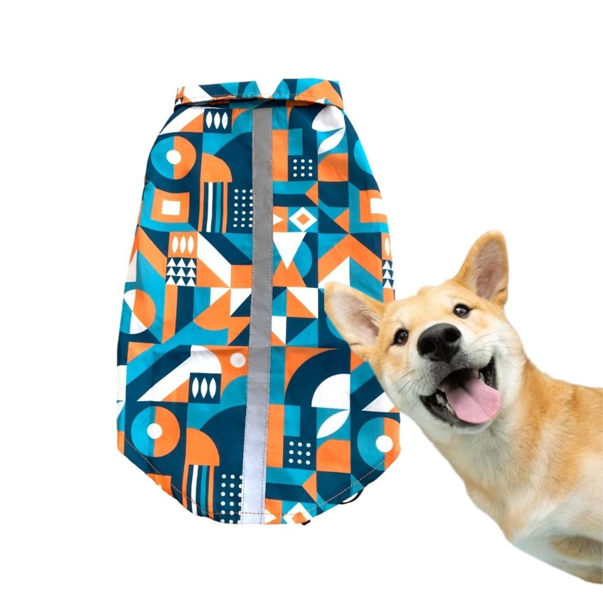 GENERICO - Chaleco Impermeable Para Mascota - Talla XL - Naranja