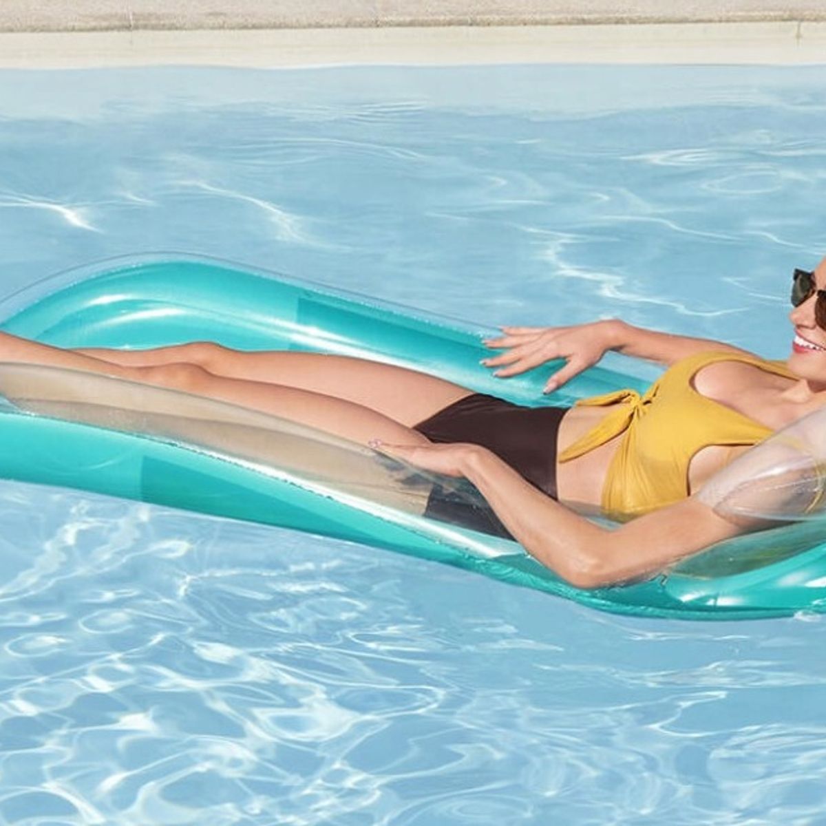 BESTWAY - COLCHONETA HINCHABLE PARA PISCINA BESTWAY TURQUESA