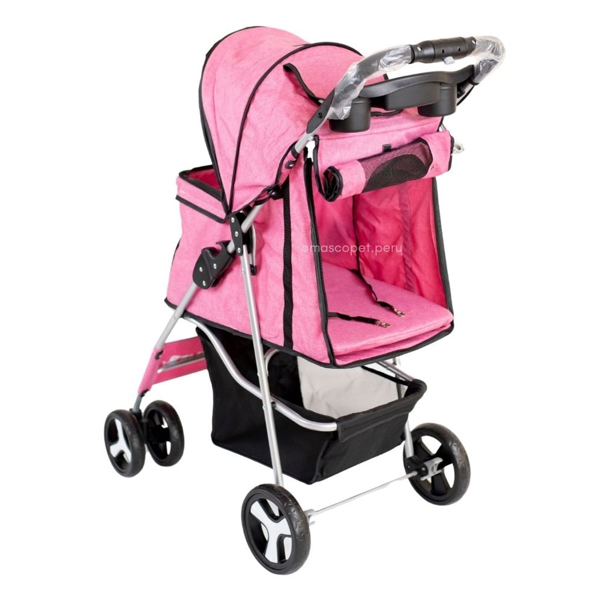 GENERICO - Pet Driver Coche De 4 Ruedas Rosado