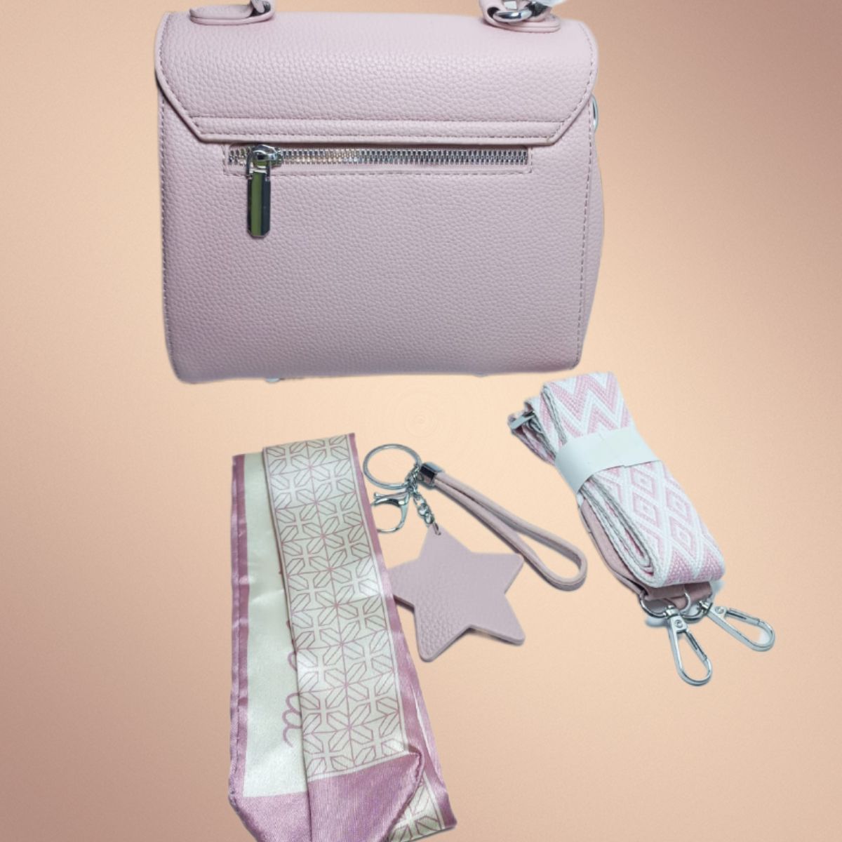 GENERICO - CARTERA DE MANO BOLSO CROSSBODY MORRAL TOTE BAG PREMIUM DE MUJER ROSA