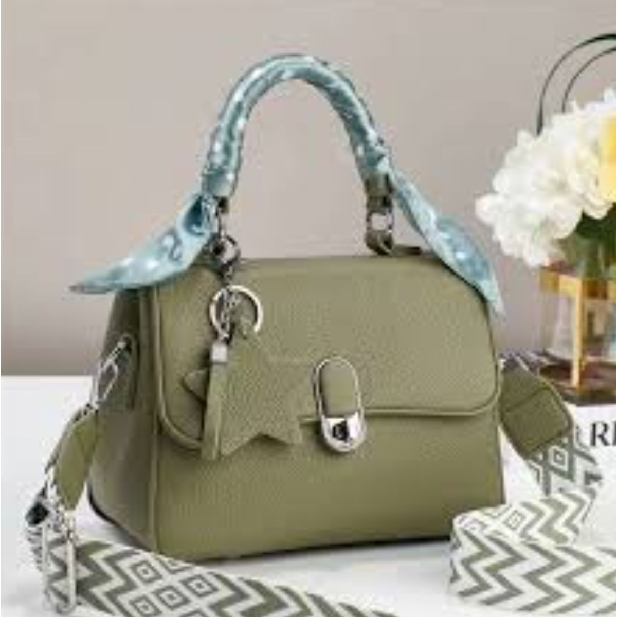 GENERICO - CARTERA DE MANO BOLSO CROSSBODY MORRAL TOTE BAG PREMIUM DE MUJER VERDE