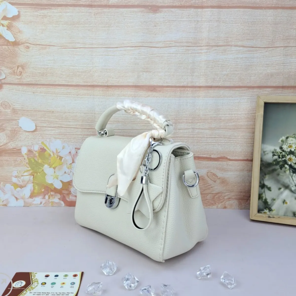 GENERICO - CARTERA DE MANO BOLSO CROSSBODY MORRAL TOTE BAG PREMIUM MUJER BLANCO