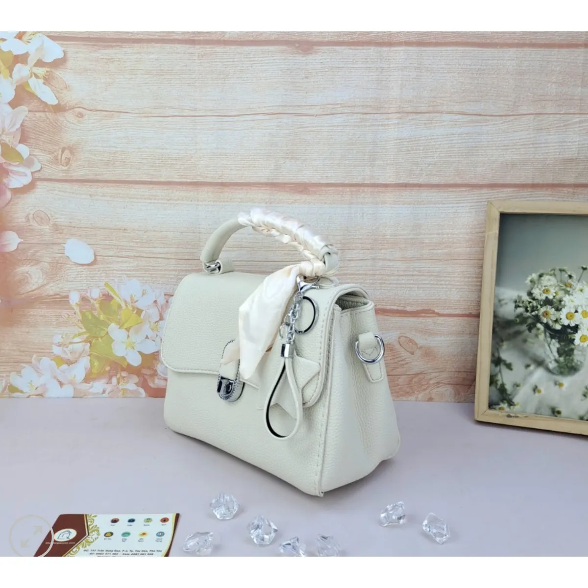 GENERICO - CARTERA DE MANO BOLSO CROSSBODY MORRAL TOTE BAG PREMIUM MUJER BLANCO