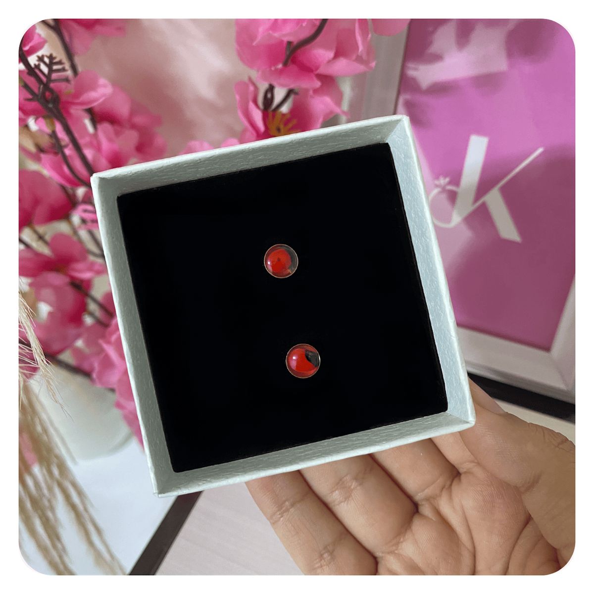 GENERICO - Set Collar Aretes Mujer Huayruro Regalo Novia Mamá Plata