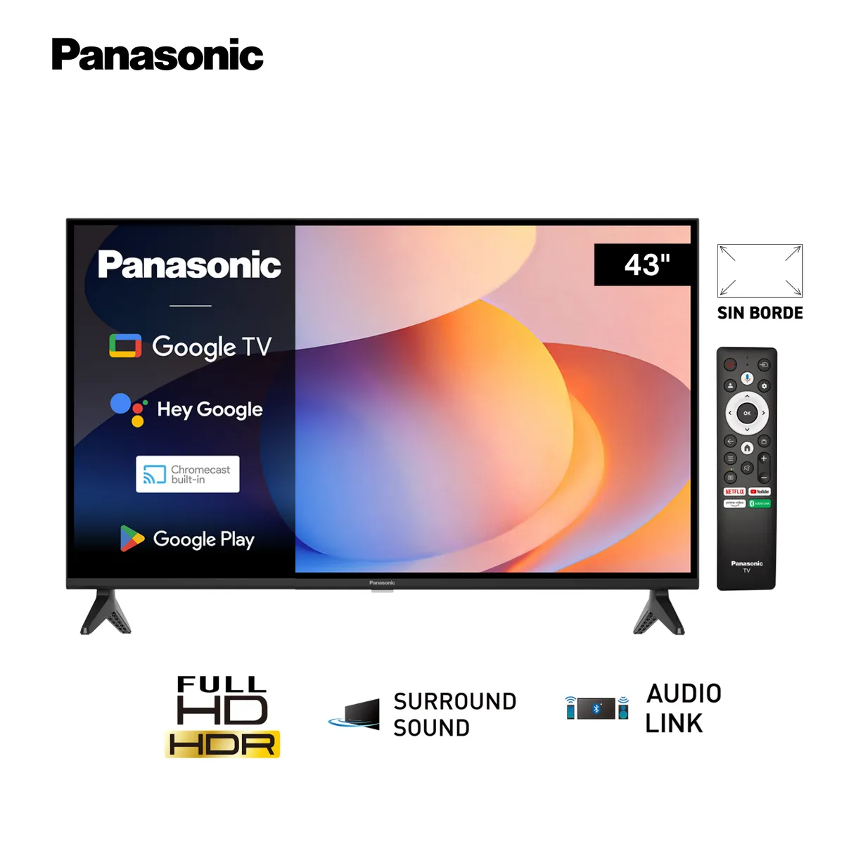 PANASONIC - Televisor 43 Led Full HD Panasonic TC-43NS600P