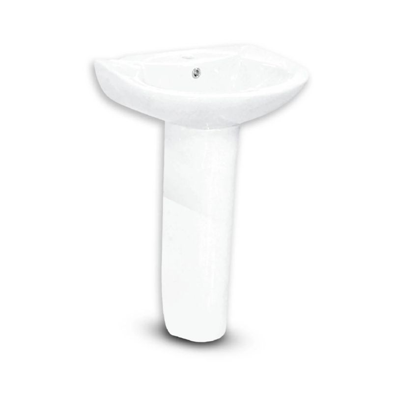 FRATELLI - LAVATORIO 20 " + PEDESTAL 67" BLANCO