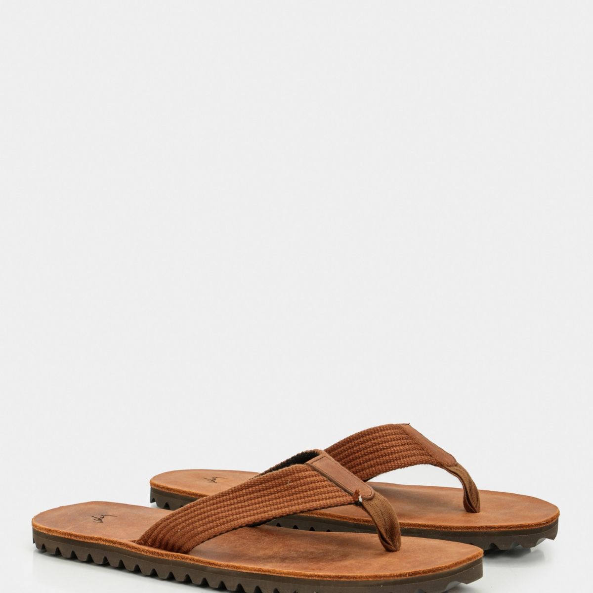 VELEZ - Vélez Sandalia Plana Nong Cuero Hombre Miel