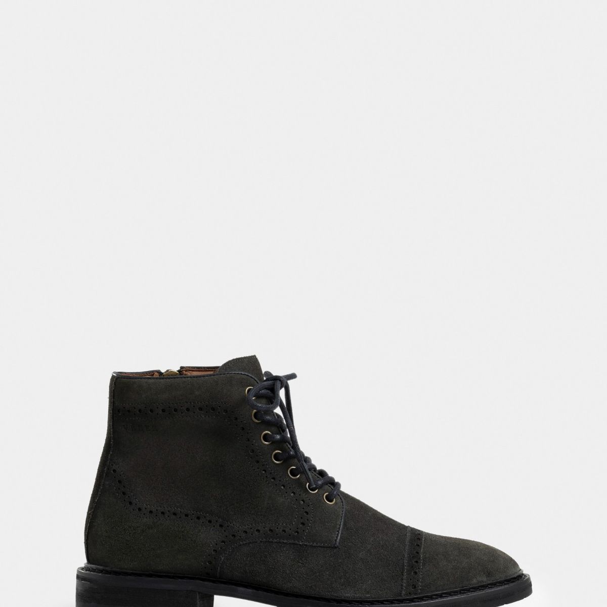 VELEZ - Vélez Botas Estepa 2 Cuero Hombre Gris Plata