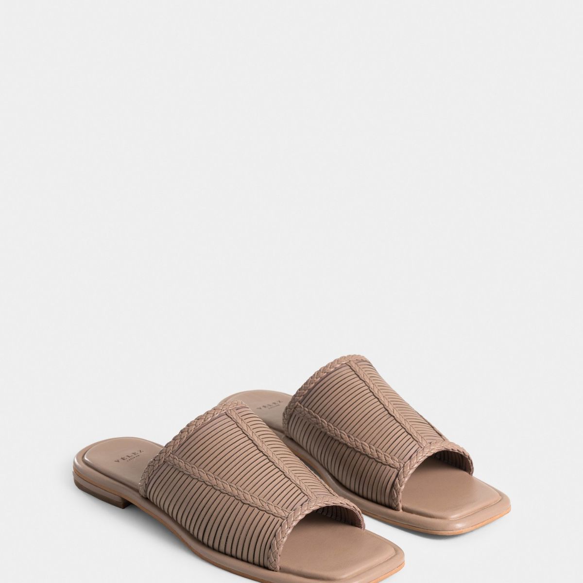 VELEZ - Vélez Sandalias Plana Inflexus Cuero Mujer Arena