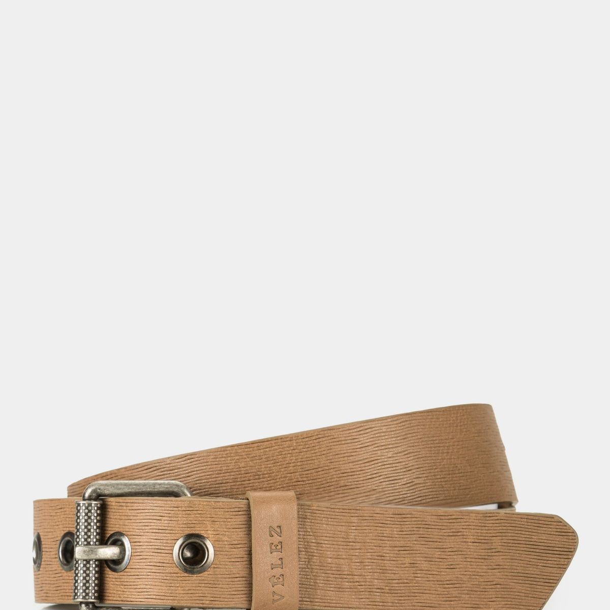 VELEZ - Vélez Correa Unifaz Malva Cuero Hombre Punta Diagonal Arena