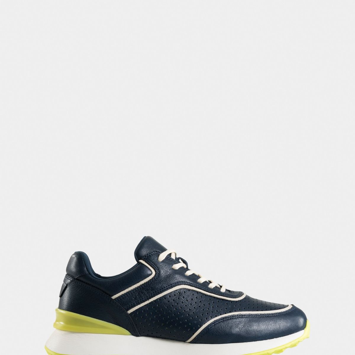 VELEZ - Vélez Zapatillas Dalí Cuero Hombre Azul Oscuro