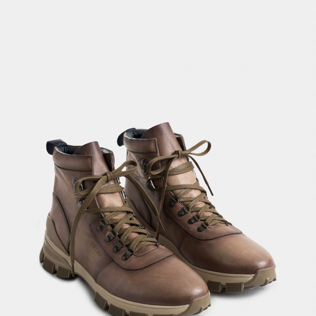 VELEZ - Vélez Botas Venture 3 Cuero Hombre Acabado Espazolado Arena