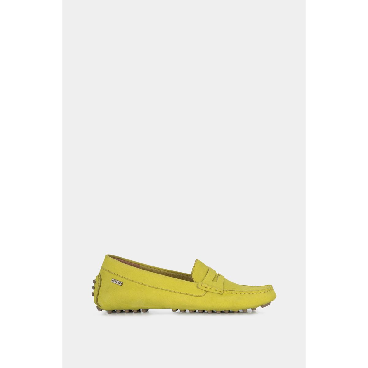 VELEZ - Vélez Mocasines Manchester Cuero Mujer Verde Limon