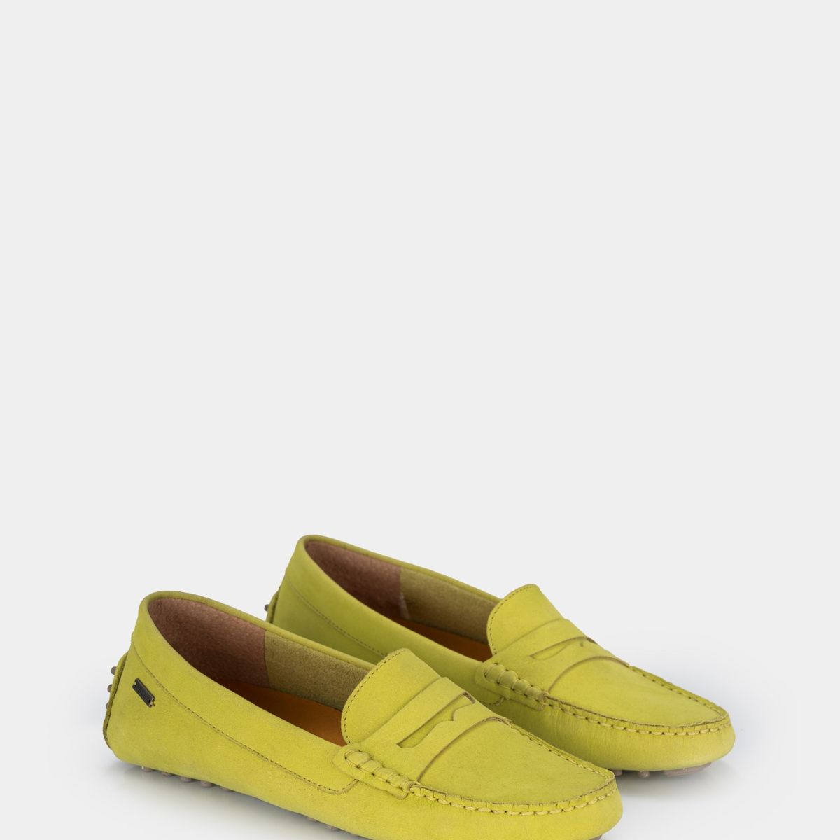 VELEZ - Vélez Mocasines Manchester Cuero Mujer Verde Limon