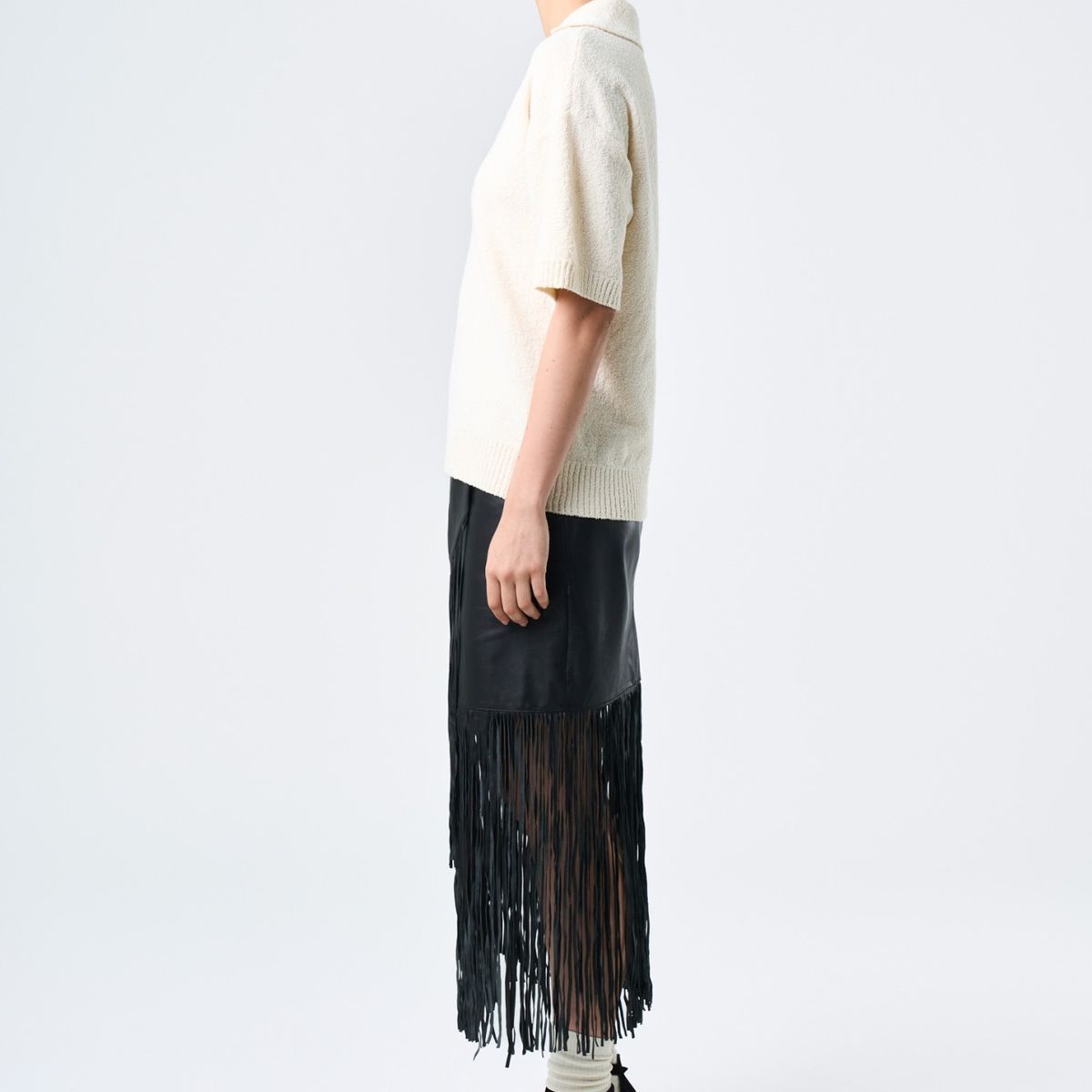 VELEZ - Vélez Polo Vestigio Para Mujer Oversized Crema