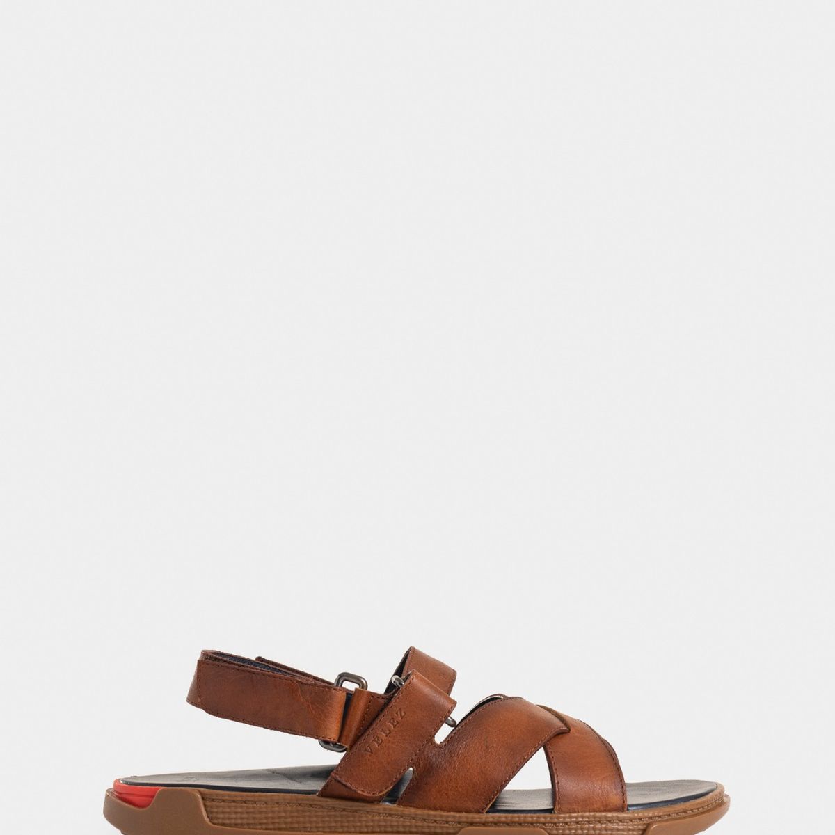 VELEZ - Vélez Sandalia Plana Monet Cuero Hombre Miel