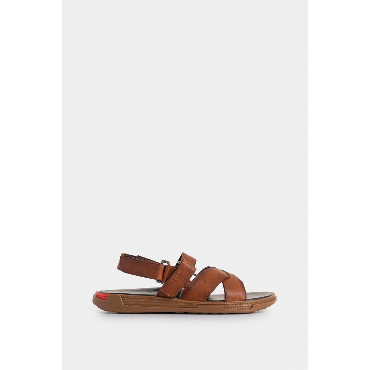 VELEZ - Vélez Sandalia Plana Monet Cuero Hombre Miel