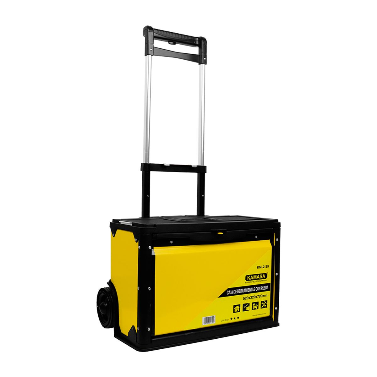 KAMASA - Caja De Herramientas Con Ruedas Kamasa 520X300X720Mm KM2139