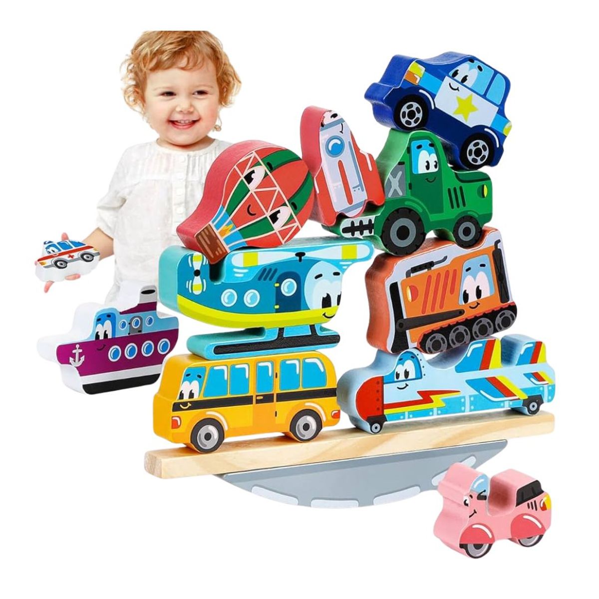 GENERICO - Juguete De Equilibrio Transportes