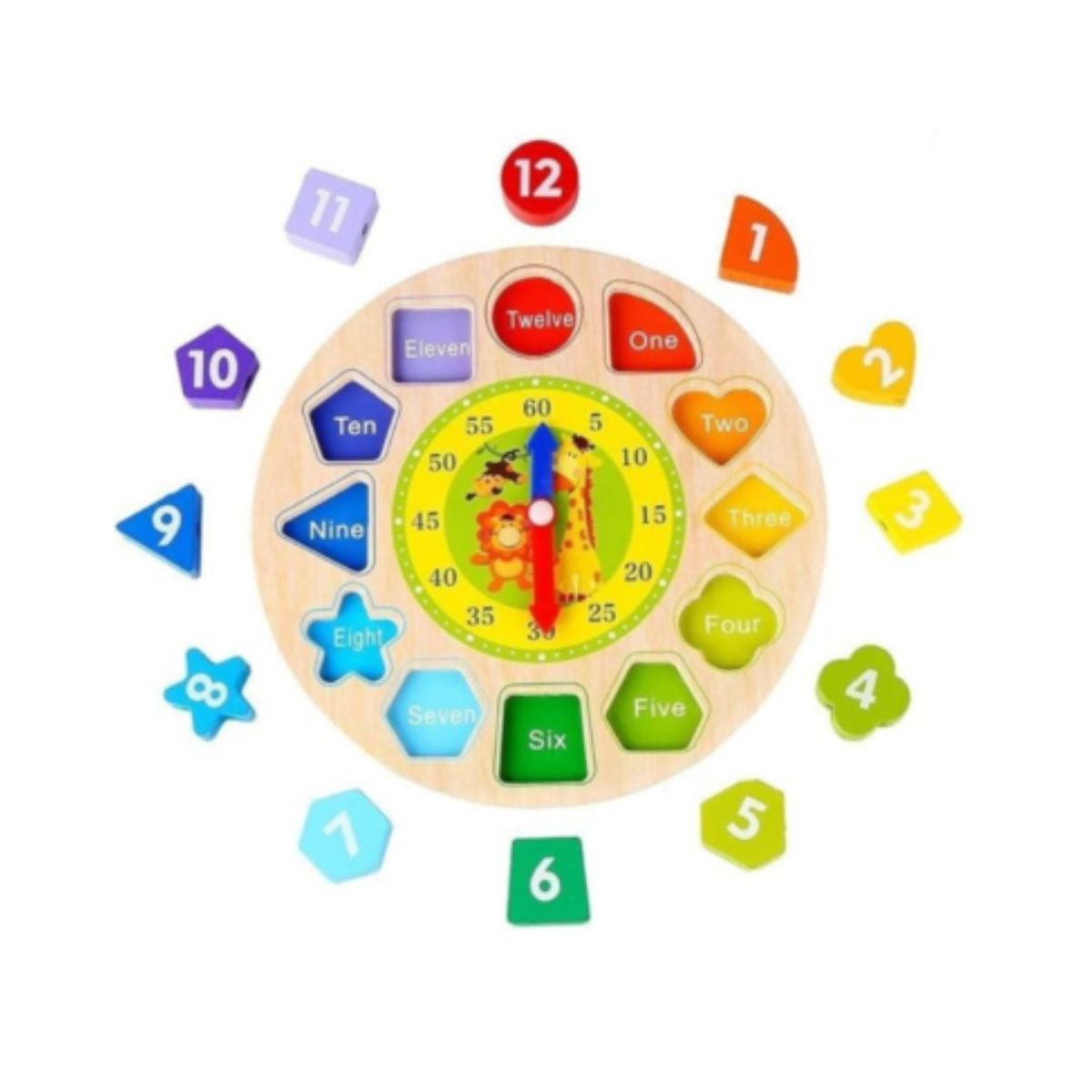 GENERICO - Reloj Didactico Con Encajes