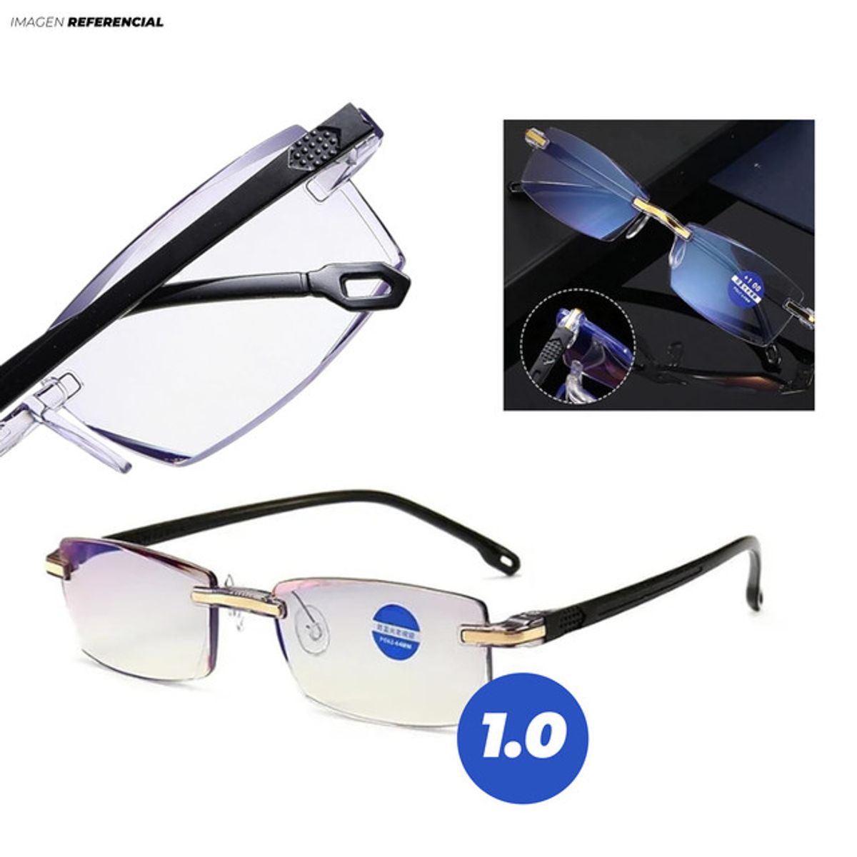 GENERICO - Lentes Full HD Muy Resistente TR-90 10