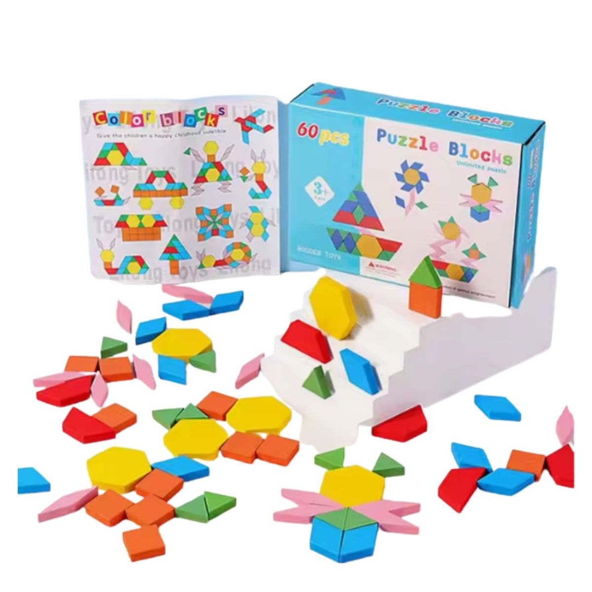 GENERICO - Tamgram Didactico De 60 pcs