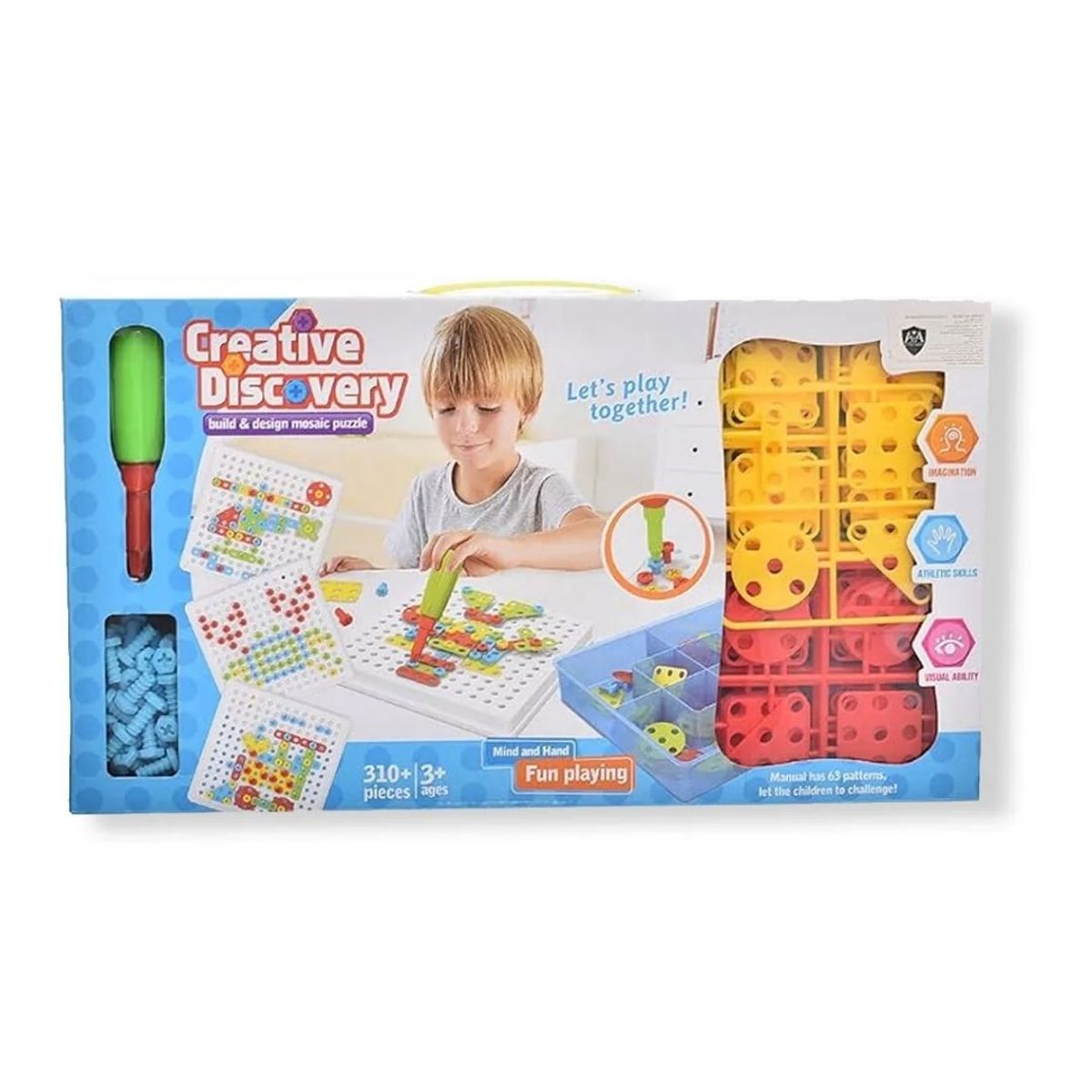 GENERICO - Mosaico Didactico 310pcs