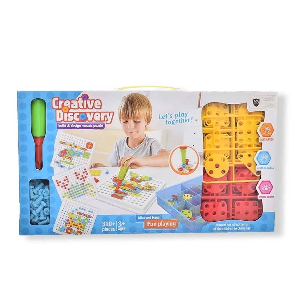 GENERICO - Mosaico Didactico 310pcs