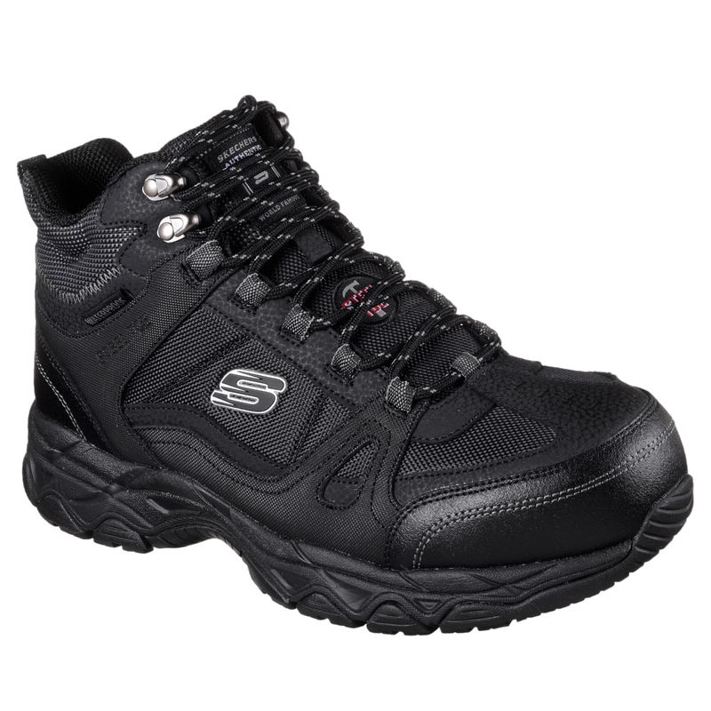 SKECHERS - BOTA DE SEGURIDAD LEDOM ST WP 77147-BLK HOMBRE SKECHERS NEGRO