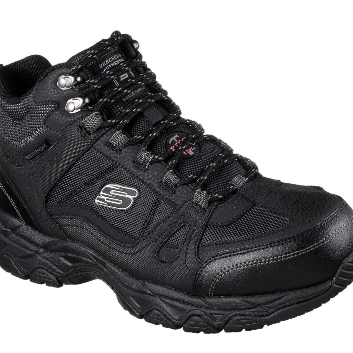 SKECHERS - BOTA DE SEGURIDAD LEDOM ST WP 77147-BLK HOMBRE SKECHERS NEGRO