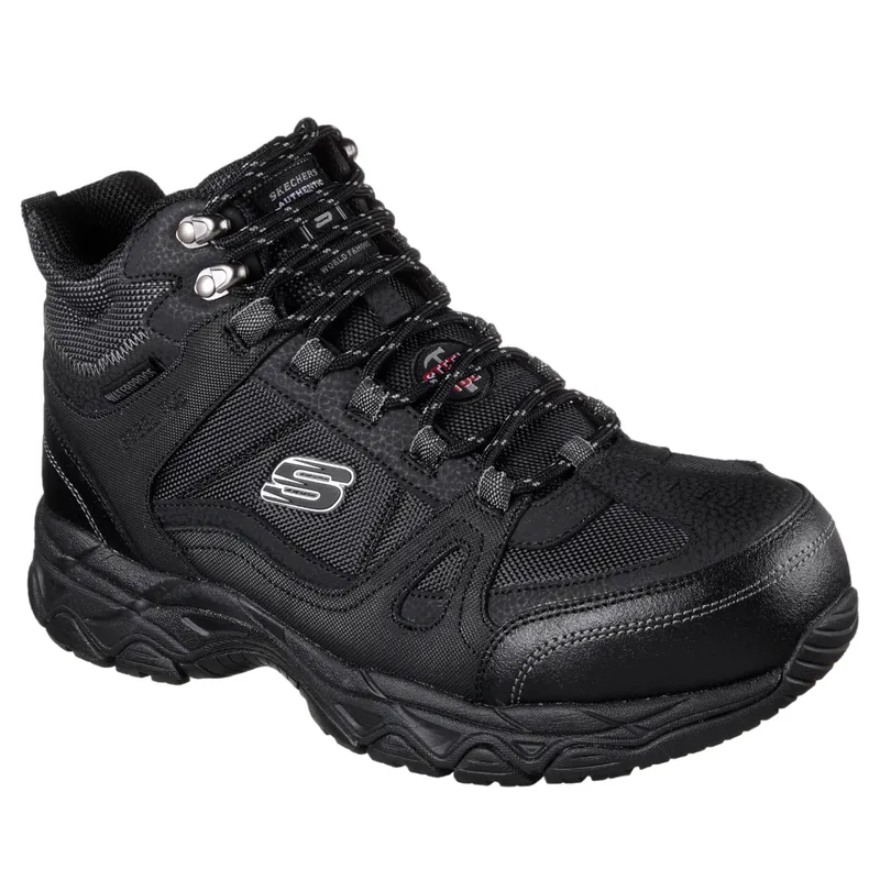 SKECHERS - BOTA DE SEGURIDAD LEDOM ST WP 77147-BLK HOMBRE SKECHERS NEGRO