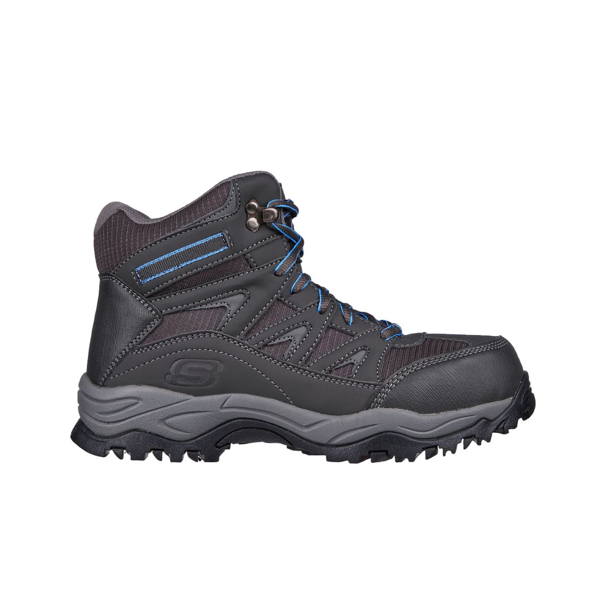 SKECHERS - BOTA DE SEGURIDAD POMERIA 108002-GYLB MUJER SKECHERS GRIS CELESTE
