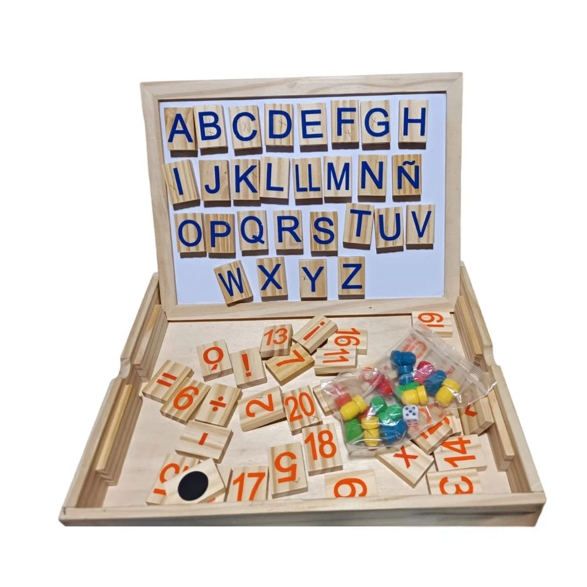 GENERICO - Pizarra Multifuncional Con Ludo