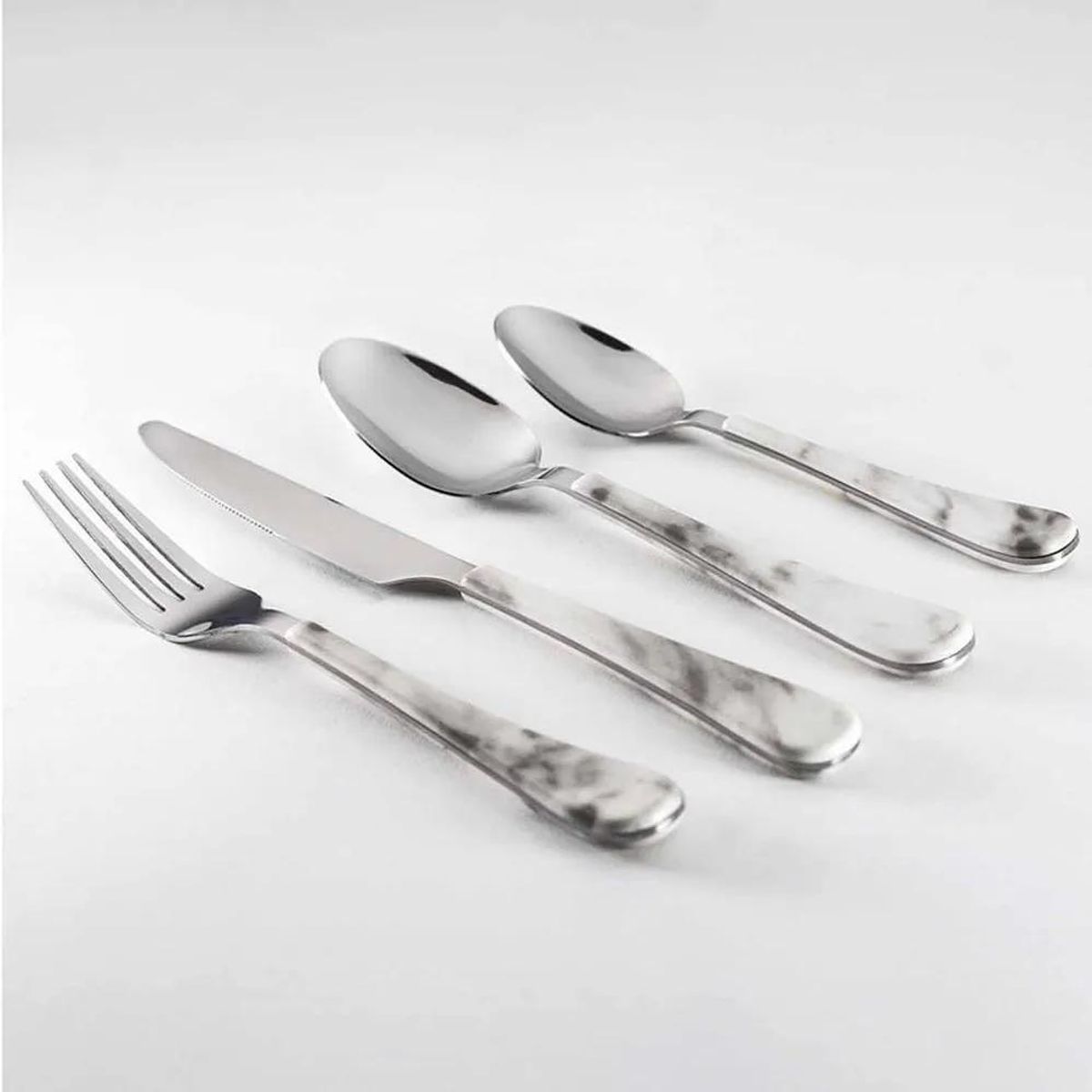 RECORD - Set Cubiertos X 24 Pz Smoke Marble 10286511