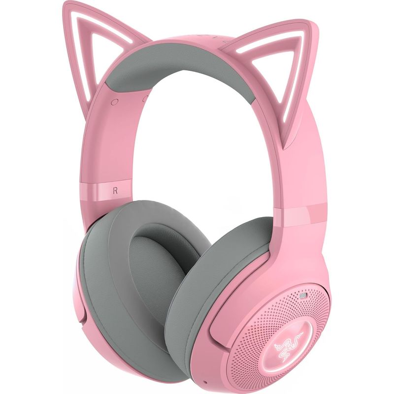 RAZER - AUDIFONO CMICROF RAZER KRAKEN KITTY V2 CHROMA USB QUARTZ