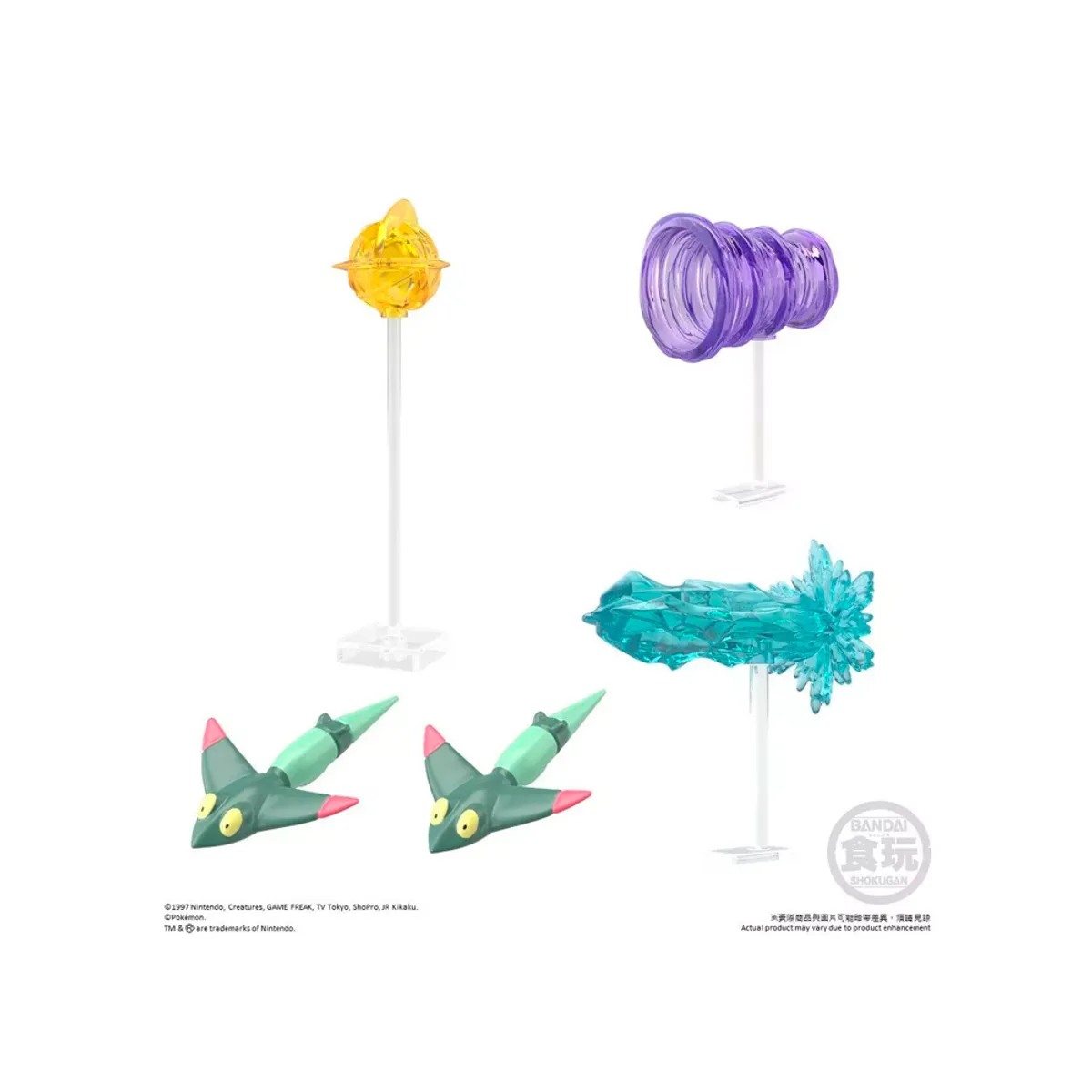 POKEMON - Pokemon Bandai Shodo Set de Ataques