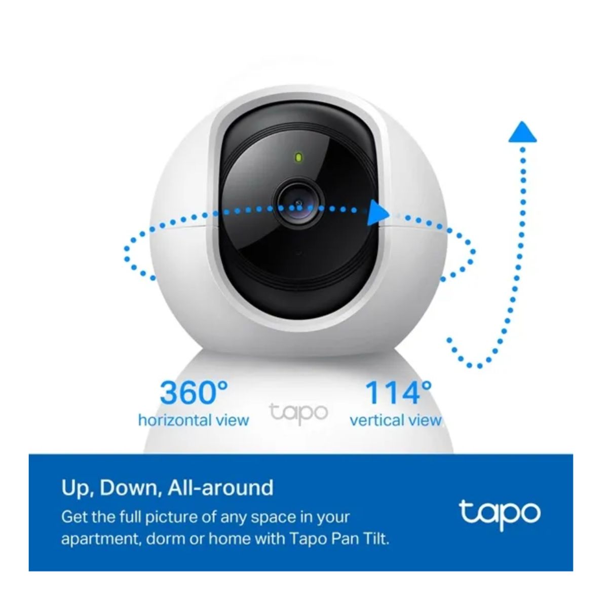 TP LINK - Camara de Seguridad  wi-fi 1080p full hd interior giratoria TAPO C200 TP LINK