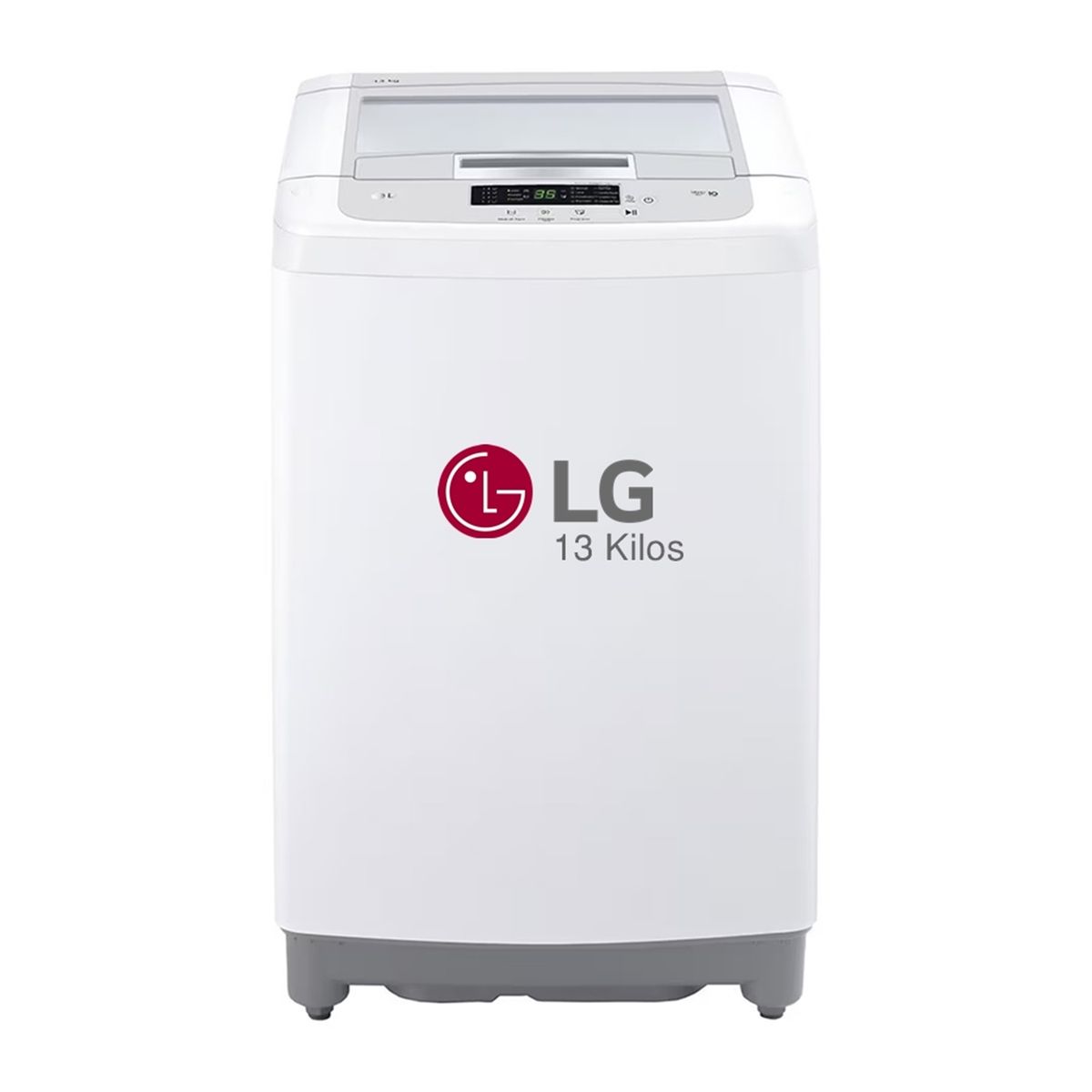 LG - Lavadora LG 13 kg Carga Superior Smart Inverter TurboDrum WT13WPBK Blanco