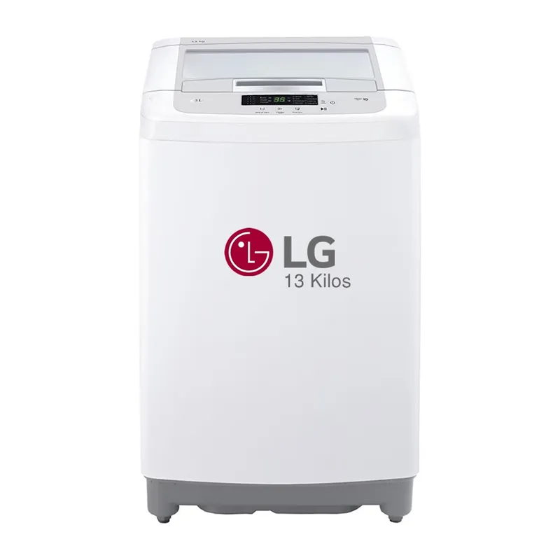 LG - Lavadora LG 13 kg Carga Superior Smart Inverter TurboDrum WT13WPBK Blanco