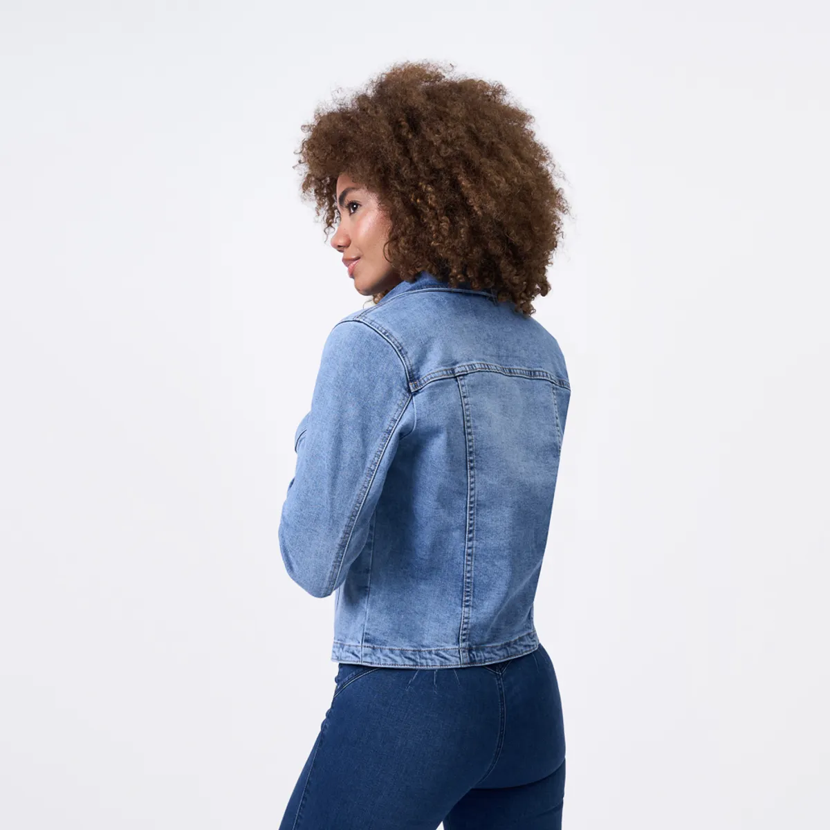 BRONCO - CASACA BRONCO MUJER GI24TEJAS DENIM CONFORT
