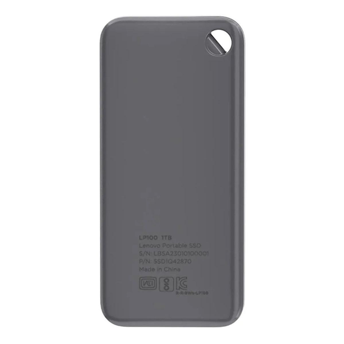 LENOVO - Disco SSD Externo Lenovo LP100 1TB USB Portatil Gris 5SD1Q27712