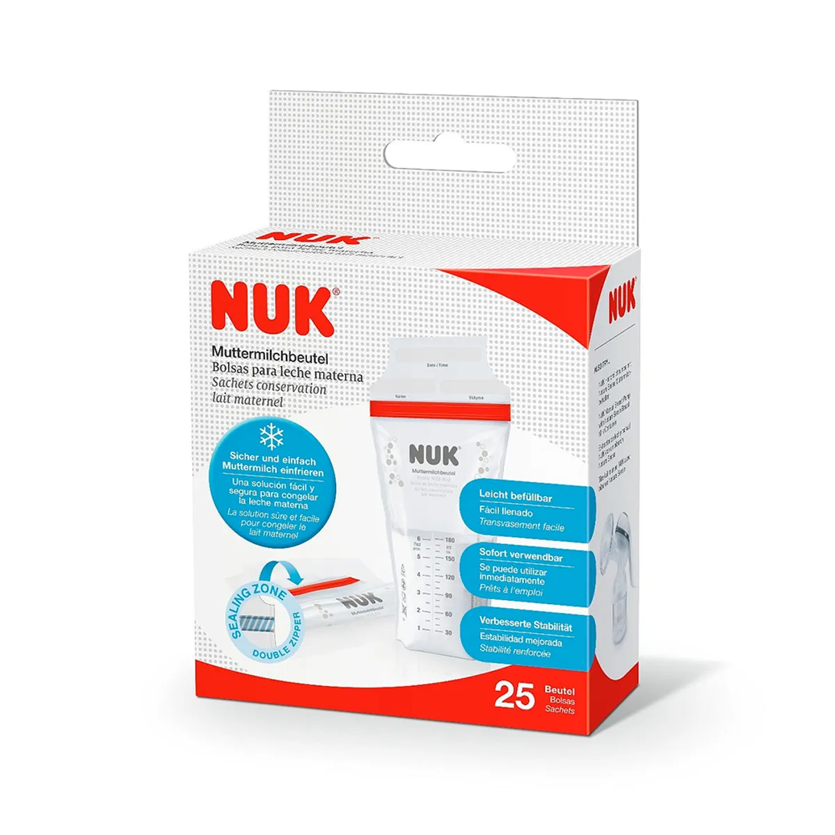 NUK - Bolsa Para Leche Materna Caja De 25und Nuk