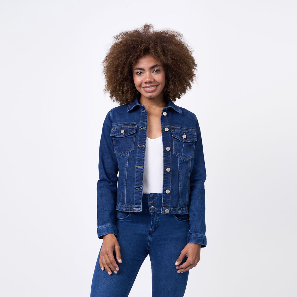 BRONCO - CASACA BRONCO MUJER GI24TEJAS DENIM CONFORT